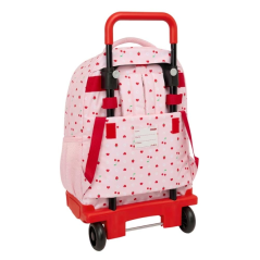 Sac à dos trolley amovible Glowlab Fruits rose