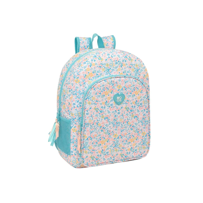 Sac à dos Safta Moos Fiori blanc compatible trolley