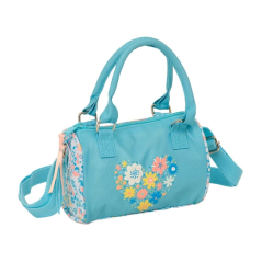 Sac recyclé Safta Moos Fiori 100x160 mm bleu clair