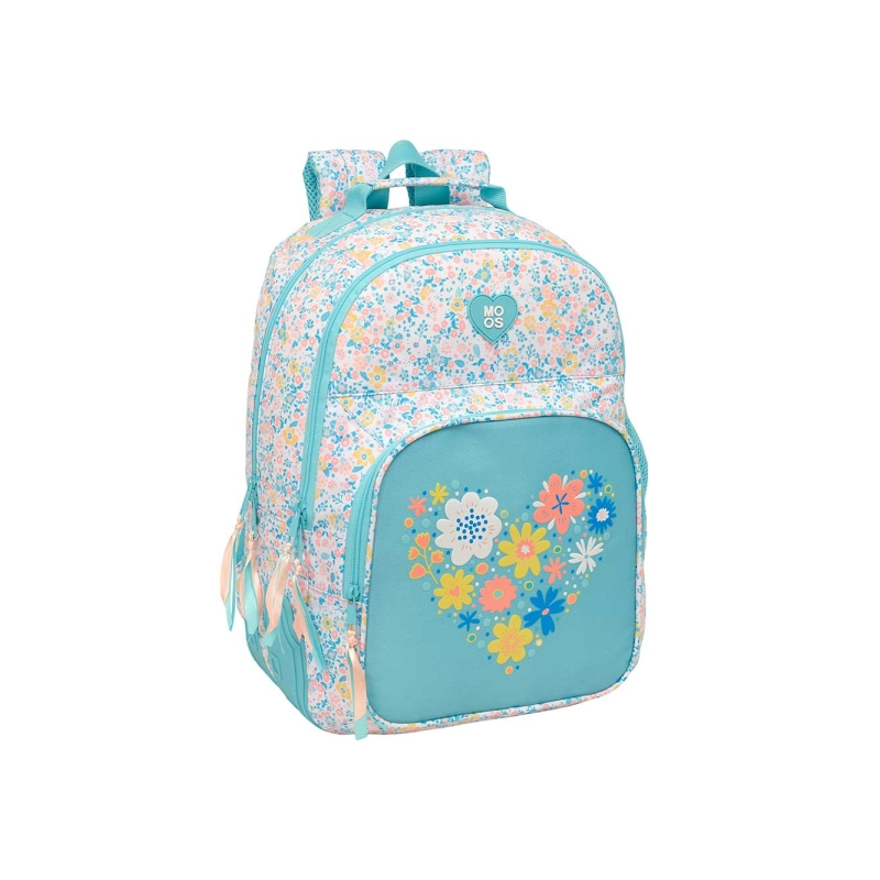 Sac à dos Safta Moos Fiori bleu clair Sac à dos Safta Moos Fiori bleu clair