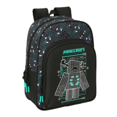Sac à dos enfant Minecraft noir