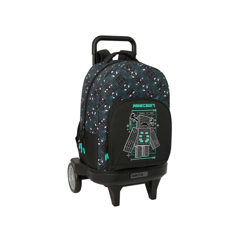 Sac à dos Minecraft à chariot amovible 33L noir