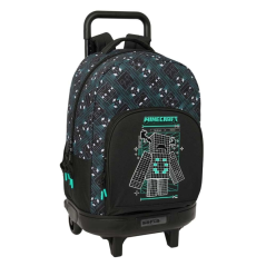 Sac à roulettes Minecraft noir
