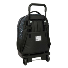 Sac à roulettes Minecraft noir 33 L avec porte-bouteille