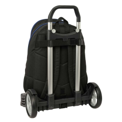 Sac à dos à roulettes Safta Brainrot 23 L noir bleu
