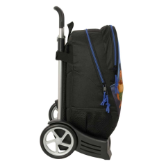 sac à dos à roulettes bleu noir