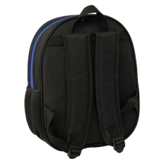 Sac à dos 3D Brainrot Safta noir bleu 27x33x10 cm