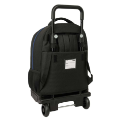 Sac à dos à roulettes Safta Brainrot 33 L noir bleu