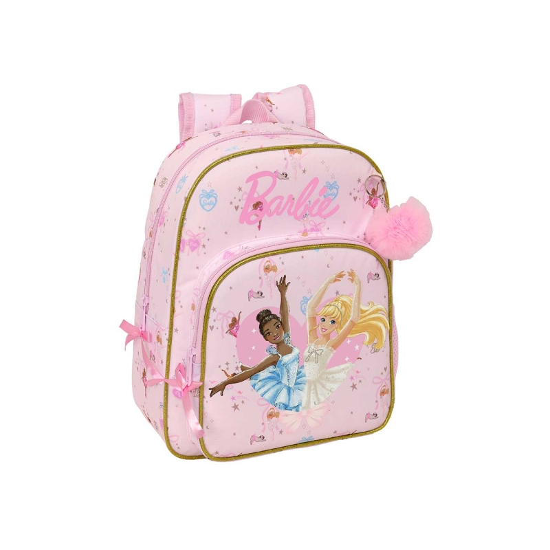 Sac à dos enfant Barbie Ballet rose avec porte-bouteille