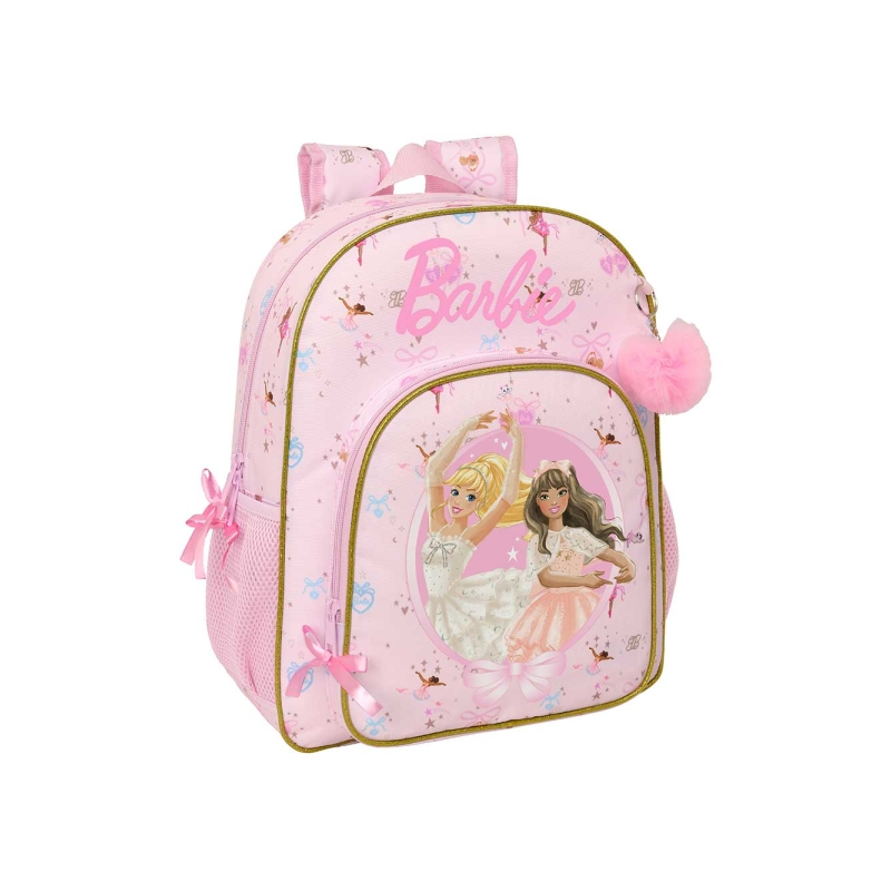 Sac à dos Barbie Ballet 15L rose avec poche frontale Sac à dos Barbie Ballet 15L rose avec poche frontale