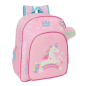 Sac à dos enfant Glowlab rose adaptable valise