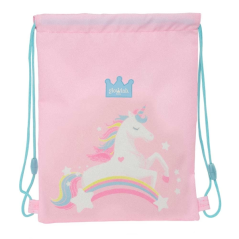 sac plat enfant rose