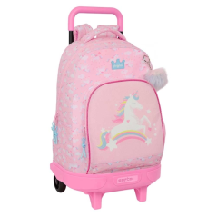Sac à dos trolley rose enfant