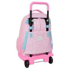 Sac à dos trolley enfant Safta Glowlab rose