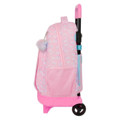Sac à dos trolley rose