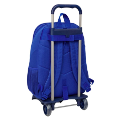 Sac à dos trolley Real Madrid bleu grandes compartiments