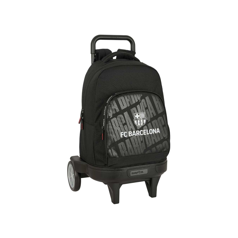 Sac à dos trolley FC Barcelone noir à roulettes
