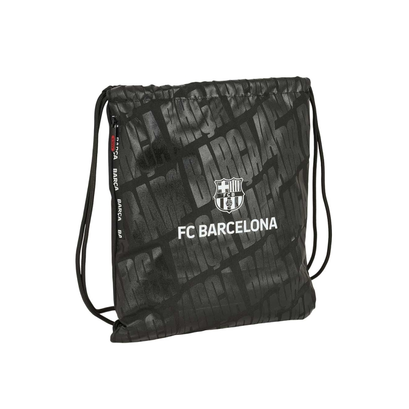 Sac plat FC Barcelone gris 5L avec poche zippée Sac plat FC Barcelone gris 5L avec poche zippée