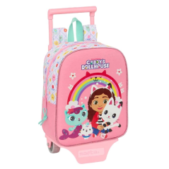 Mochila à roulettes rose