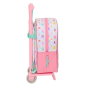 Mochila à roulettes Gabby's Dollhouse rose 6 L
