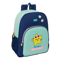 Mochila turquoise claire étoile