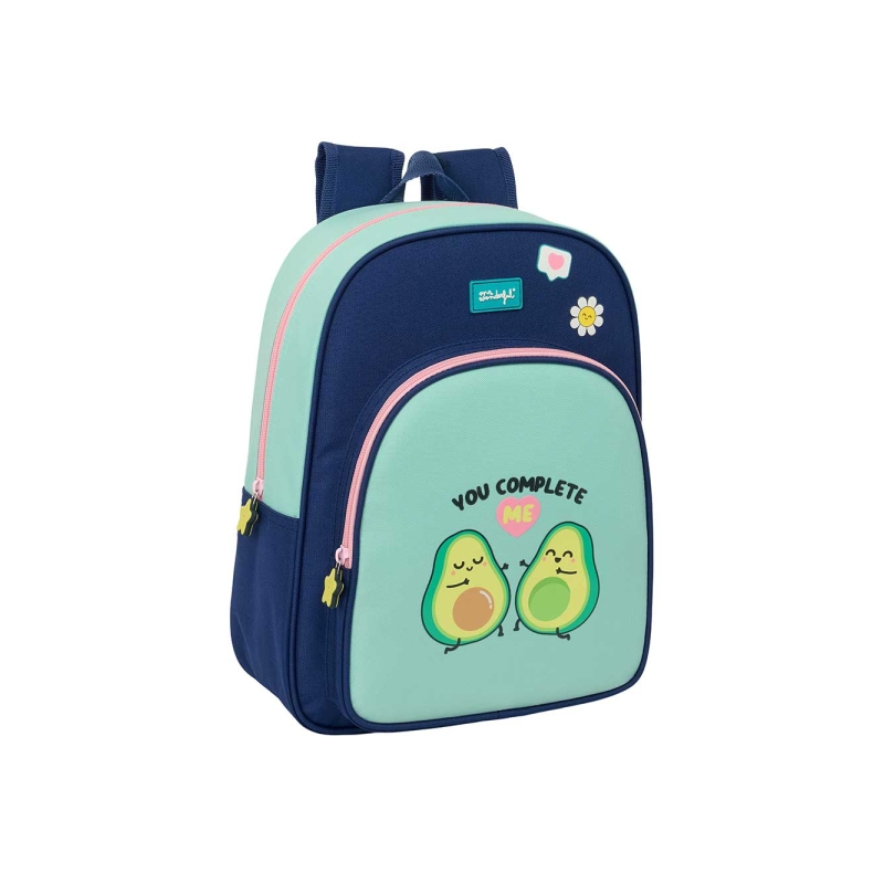 Mochila enfant Mr. Wonderful turquoise clair 26 cm Mochila enfant Mr. Wonderful turquoise clair 26 cm