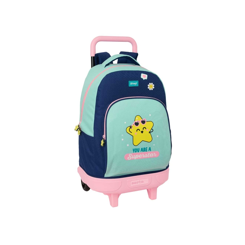 Sac à roulettes Mr. Wonderful 33L turquoise clair Sac à roulettes Mr. Wonderful 33L turquoise clair