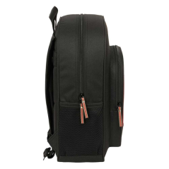 Sac à dos à roulettes noir rouge
