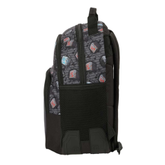Sac à dos Minecraft gris graffiti