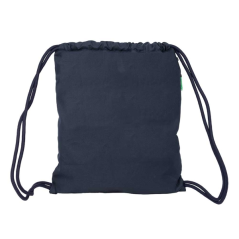 Sac plat Safta El Niño 5 L bleu marine avec poche zippée