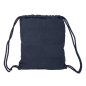 Sac plat Safta El Niño 5 L bleu marine avec poche zippée