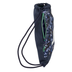 sac plat bleu marine zippé