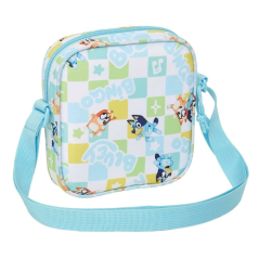 Petit sac bandoulière Bluey bleu pastel 16x18x4 cm