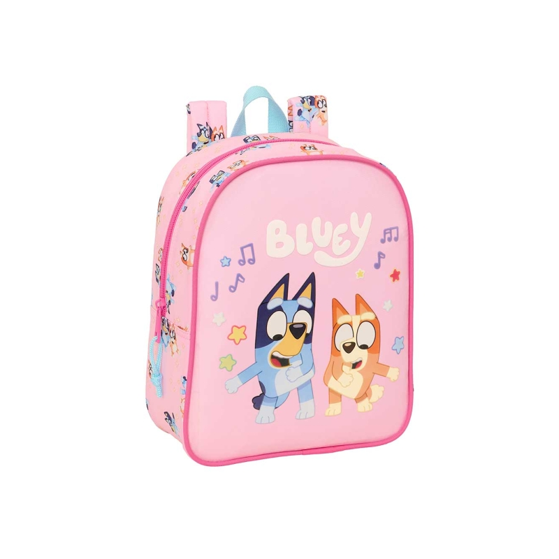 Sac à dos maternelle Bluey Dance 6L rose avec poignée Sac à dos maternelle Bluey Dance 6L rose avec poignée