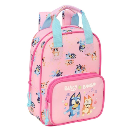 Sac à dos enfant rose Bluey