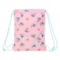 Sac à dos cordon Bluey Dance rose 26x34 cm
