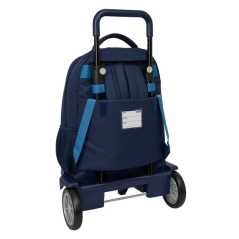 Sac à dos à roulettes Safta Spagnolo bleu nuit