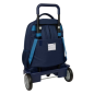 Sac à dos à roulettes Safta Spagnolo bleu nuit
