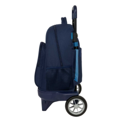 Sac à dos à roulettes bleu nuit