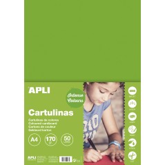 ✅ Apli Herbe Vert Carton A4 170g 50 Feuilles couleur vert en stock