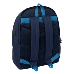 Sac à dos ordinateur 15,6" Safta bleu nuit USB antivol