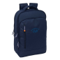 Sac à dos ordinateur 15,6 pouces bleu nuit, porte-bouteille