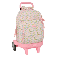 Sac à dos trolley rose Safta