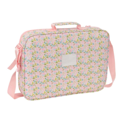 Porte-documents zippé Safta VMB 6 L rose bandoulière