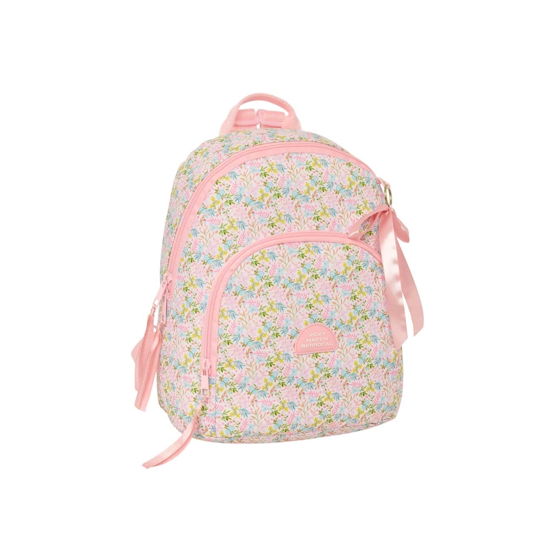 Sac à dos mini Safta VMB rose, plusieurs poches Sac à dos mini Safta VMB rose, plusieurs poches