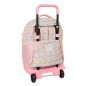 Sac à dos trolley Safta VMB amovible rose avec poche avant Sac à dos trolley Safta VMB amovible rose avec poche avant