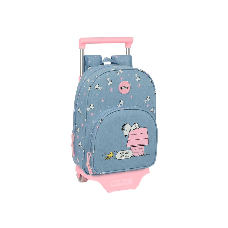 Sac à dos trolley Snoopy bleu 10L amovible Sac à dos trolley Snoopy bleu 10L amovible