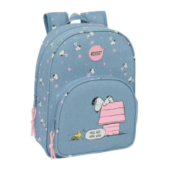 Sac à dos enfant Snoopy bleu