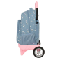 Sac à dos à roulettes Snoopy Safta bleu avec poche avant
