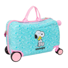 Trolley enfant Snoopy bleu clair